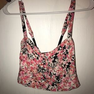 floral crop top